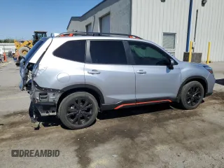 2021 Subaru Forester Special Sports with VIN JF2SKARC3MH530395, listed as a Copart auction lot 61103945 with 20,212 mi miles and Salvage title. Bid and sale history available at DreamBid. Image 3.