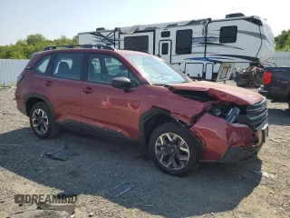 2025 Subaru Forester with VIN JF2SLDAC6SH515753, listed as a Copart auction lot 59920115 with 792 mi miles and Salvage title. Bid and sale history available at DreamBid. Image 4.