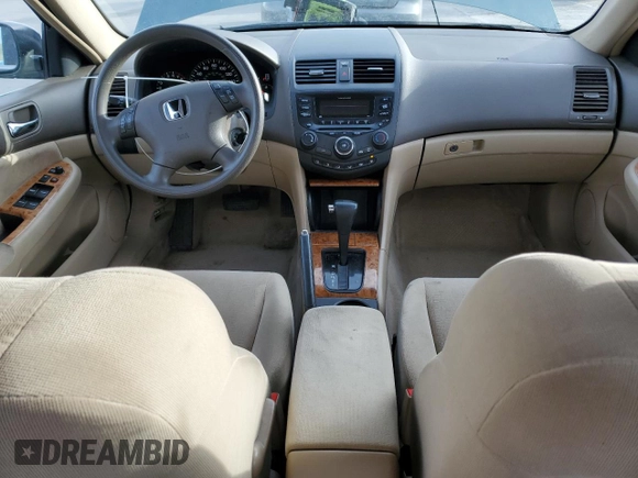 2005 Honda Accord EX with VIN 1HGCM56755A027653, listed as a Copart auction lot 51790915 with 58,935 mi miles and Salvage Title. Bid and sale history available at DreamBid. Image 8.