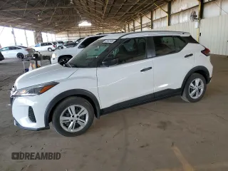 2023 Nissan Kicks S z VIN 3N1CP5BV9PL505663, wystawiony jako Copart lot #53492485 z przebiegiem 44 976 mil mil oraz Szkoda całkowita • Salvage title. Historia ofert i sprzedaży dostępna na DreamBid. Obrazek 1.