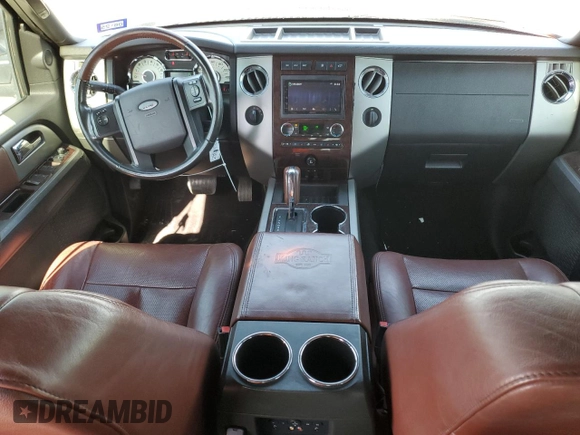 2014 Ford Expedition King Ranch z VIN 1FMJU1J50EEF14834, wystawiony jako Copart lot #56330715 z przebiegiem 159 420 mil mil oraz Szkoda całkowita • Salvage title. Historia ofert i sprzedaży dostępna na DreamBid. Obrazek 8.