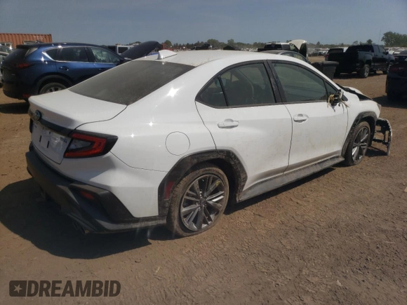 2023 Subaru WRX with VIN JF1VBAB69P8818416, listed as a Copart auction lot 68448934 with Not provided miles and Salvage title. Bid and sale history available at DreamBid. Image 3.