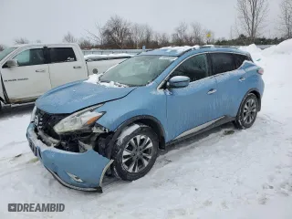 2015 Nissan Murano S with VIN 5N1AZ2MG7FN283971, listed as a Copart auction lot 46030895 with 145,404 mi miles and Clean Title. Bid and sale history available at carsss.com. Image 1.