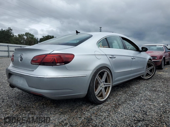 2013 Volkswagen CC R-Line with VIN WVWBP7AN4DE505247, listed as a Copart auction lot 74237984 with 0 mi miles and Salvage Title. Bid and sale history available at carsss.com. Image 3.