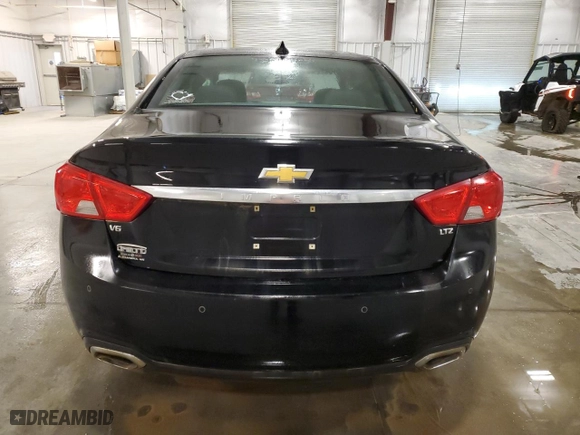 2015 Chevrolet Impala LTZ with VIN 2G1165S33F9102309, listed as a Copart auction lot 80719004 with 116,605 mi miles and Salvage Title. Bid and sale history available at carsss.com. Image 6.