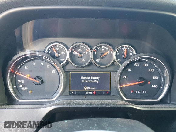 2020 Chevrolet Silverado 1500 LT with VIN 3GCPWCETXLG421791, listed as a Copart auction lot 86691014 with 60,445 mi miles and Salvage Title. Bid and sale history available at DreamBid. Image 9.