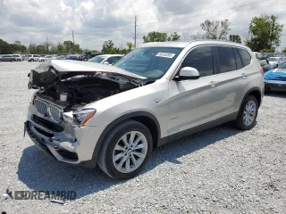 2017 BMW X3 sDrive28i with VIN 5UXWZ7C30H0V92699, listed as a Copart auction lot 56203265 with 101,328 mi miles and Salvage Title. Bid and sale history available at DreamBid. Image 1.