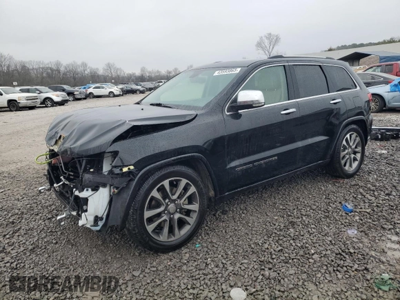 2018 Jeep Grand Cherokee High Altitude with VIN 1C4RJFCT3JC109131, listed as a Copart auction lot 43593865 with 122,485 mi miles and Salvage Title. Bid and sale history available at carsss.com. Image 1.