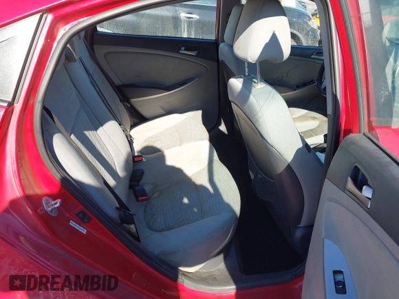 2015 Hyundai Accent GLS with VIN KMHCT4AE7FU825438, listed as a IAAI auction lot 41392005 with 111,913 mi miles and . Bid and sale history available at carsss.com. Image 8.