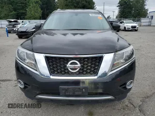 2015 Nissan Pathfinder SV with VIN 5N1AR2MM4FC675811, listed as a Copart auction lot 60629645 with 77,661 mi miles and Salvage title. Bid and sale history available at DreamBid. Image 5.
