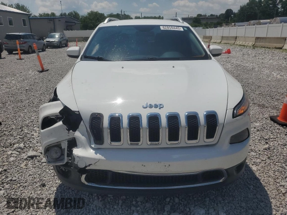 2014 Jeep Cherokee Limited z VIN 1C4PJLDS2EW261465, wystawiony jako Copart lot #62859445 z przebiegiem Nie podano mil oraz Szkoda całkowita • Salvage title. Historia ofert i sprzedaży dostępna na DreamBid. Obrazek 5.