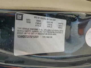 2007 Buick Lucerne V6 CXL with VIN 1G4HD57297U152501, listed as a Copart auction lot 54382325 with 154,100 mi miles and Salvage Title. Bid and sale history available at carsss.com. Image 12.