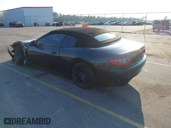 2016 Maserati GranTurismo Convertible Sport with VIN ZAM45VMA8G0158580, listed as a IAAI auction lot 41527347 with 47,344 mi miles. Bid and sale history available at carsss.com. Image 3.