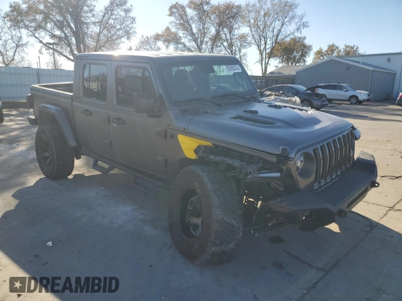2021 Jeep Gladiator Rubicon с VIN 1C6JJTBM4ML594204, выставлен на аукционе Copart как лот 83998224 с пробегом 25 852 миль миль и Списание • Salvage title. История ставок и продаж доступна на DreamBid. Изображение 4.