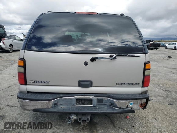 2004 Chevrolet Tahoe LS with VIN 1GNEC13V64R214672, listed as a Copart auction lot 48075195 with 156,076 mi miles and Salvage Title. Bid and sale history available at carsss.com. Image 6.