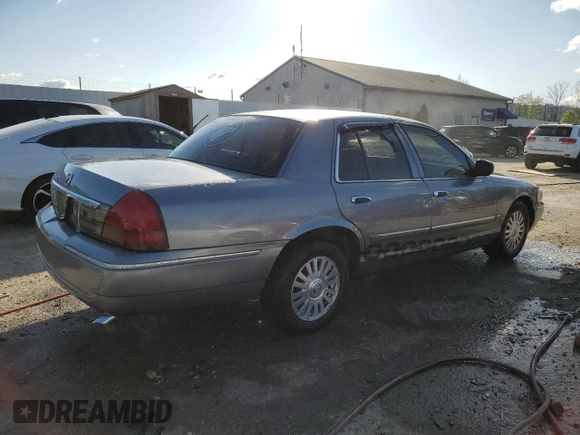 2006 Mercury Grand Marquis LS Premium with VIN 2MEHM75V66X628593, listed as a Copart auction lot 52892815 with 105,881 mi miles and Non Repairable. Bid and sale history available at DreamBid. Image 3.
