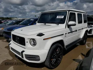 2020 Mercedes-Benz G 63 AMG with VIN W1NYC7HJ7LX350245, listed as a Copart auction lot 73825884 with 20,501 mi miles and Salvage Title. Bid and sale history available at DreamBid. Image 1.