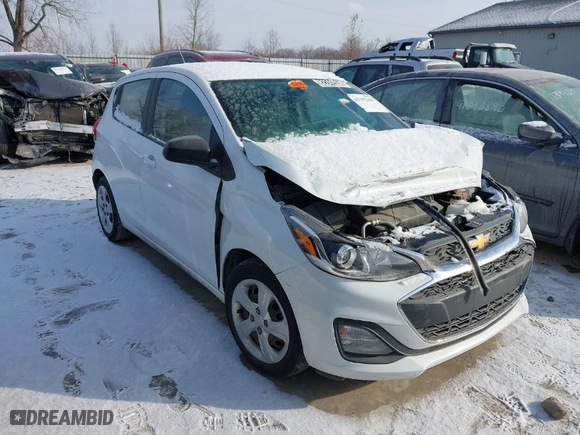 2021 Chevrolet Spark LS with VIN KL8CB6SA0MC711288, listed as a IAAI auction lot 41392349 with 111,534 mi miles. Bid and sale history available at carsss.com. Image 1.