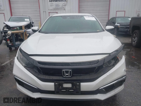 2020 Honda Civic Sedan LX with VIN 2HGFC2F63LH594853, listed as a IAAI auction lot 41805120 with 54,355 mi miles. Bid and sale history available at carsss.com. Image 12.