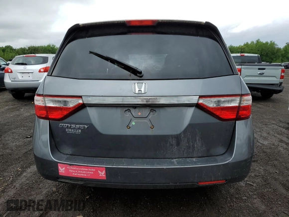 2013 Honda Odyssey EX-L with VIN 5FNRL5H6XDB036239, listed as a Copart auction lot 56377435 with Not provided miles and Salvage title. Bid and sale history available at DreamBid. Image 6.