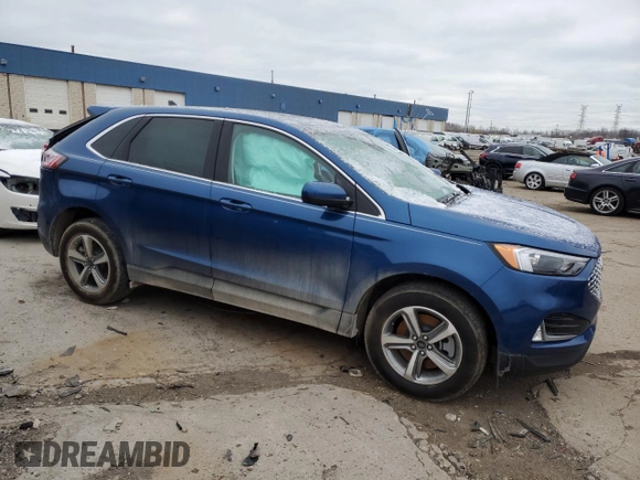 2024 Ford Edge SEL with VIN 2FMPK4J93RBA91897, listed as a Copart auction lot 87376664 with 9,474 mi miles and Salvage Title. Bid and sale history available at carsss.com. Image 4.