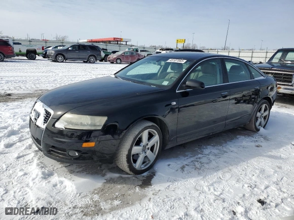 2008 Audi A6 with VIN WAUDH74F68N132290, listed as a Copart auction lot 45107065 with 0 mi miles and Salvage Title. Bid and sale history available at carsss.com. Image 1.