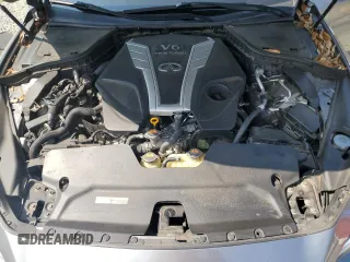 2018 Infiniti Q50 Luxe with VIN JN1EV7AR8JM443555, listed as a Copart auction lot 59691455 with 65,615 mi miles and Salvage title. Bid and sale history available at DreamBid. Image 11.