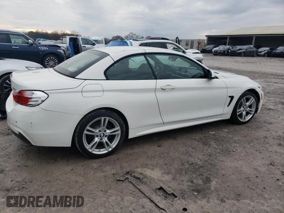 2015 BMW 4 Series 428i xDrive with VIN WBA3T1C52FP819767, listed as a Copart auction lot 82695004 with 71,648 mi miles and Salvage Title. Bid and sale history available at carsss.com. Image 3.