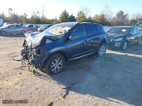 2013 Nissan Murano SL with VIN JN8AZ1MW8DW315697, listed as a IAAI auction lot 41421798 with 202,423 mi miles. Bid and sale history available at carsss.com. Image 16.