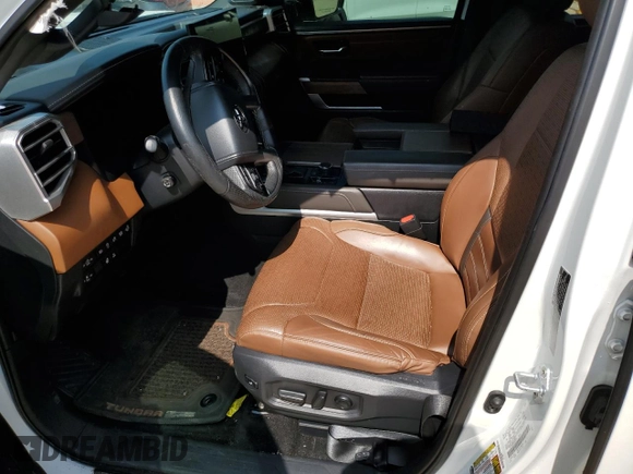 2022 Toyota Tundra 1794 Edition with VIN 5TFMA5DB8NX045273, listed as a Copart auction lot 59119765 with 37,454 mi miles and Non repairable. Bid and sale history available at DreamBid. Image 7.