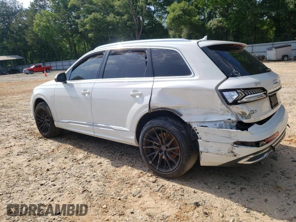 2021 Audi Q7 Premium Plus with VIN WA1LJAF72MD034440, listed as a Copart auction lot 58164365 with Not provided miles and Salvage title. Bid and sale history available at DreamBid. Image 2.