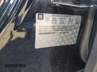 2016 Cadillac CTS AWD с VIN 1G6AW5SX2G0147671, выставлен на аукционе Copart как лот 80720834 с пробегом 57 525 миль миль и Списание • Salvage title. История ставок и продаж доступна на DreamBid. Изображение 13.