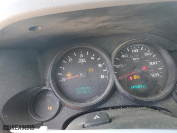 2007 Chevrolet Silverado 1500 LS with VIN 2GCEC13C371715264, listed as a Copart auction lot 72007704 with 190,870 mi miles and Salvage Title. Bid and sale history available at carsss.com. Image 9.
