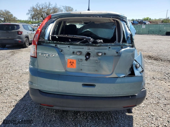 2014 Honda CR-V LX with VIN 2HKRM3H31EH561085, listed as a Copart auction lot 49396835 with 0 mi miles and Salvage Title. Bid and sale history available at carsss.com. Image 6.