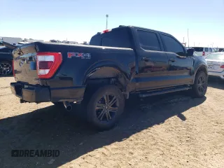 2022 Ford F-150 XL with VIN 1FTFW1E80NKD37115, listed as a Copart auction lot 48142325 with 139,735 mi miles and Salvage Title. Bid and sale history available at DreamBid. Image 3.