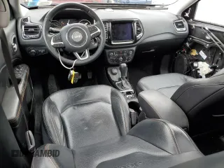 2018 Jeep Compass Limited with VIN 3C4NJDCB2JT373049, listed as a Copart auction lot 52282865 with 95,802 mi miles and Salvage Title. Bid and sale history available at DreamBid. Image 8.