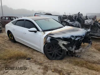 2021 Audi A7 z VIN WAUP2AF28MN016086, wystawiony jako Copart lot #77482234 z przebiegiem Nie podano mil oraz Szkody całkowita. Historia ofert i sprzedaży dostępna na DreamBid. Obrazek 4.