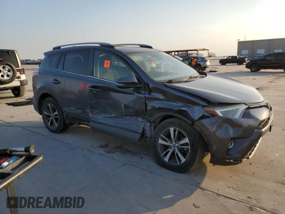 2017 Toyota RAV4 XLE with VIN JTMWFREV0HJ701712, listed as a Copart auction lot 53464465 with 0 mi miles and Salvage Title. Bid and sale history available at carsss.com. Image 4.