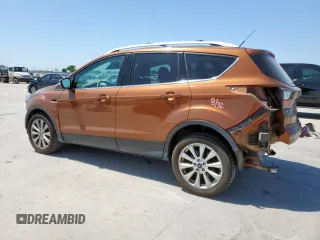2017 Ford Escape Titanium with VIN 1FMCU0JD3HUA31410, listed as a Copart auction lot 52729025 with 68,256 mi miles and Salvage Title. Bid and sale history available at DreamBid. Image 2.
