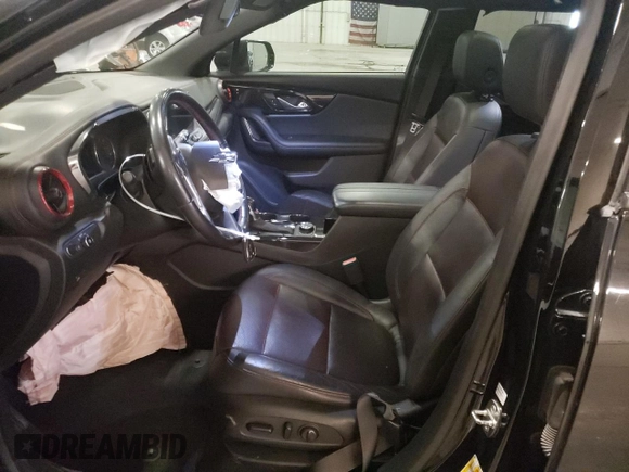 2019 Chevrolet Blazer RS with VIN 3GNKBJRS0KS608665, listed as a Copart auction lot 53233515 with 69,489 mi miles and Salvage title. Bid and sale history available at DreamBid. Image 7.