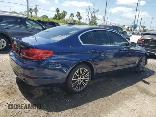 2020 BMW 5 Series 530i with VIN WBAJR3C00LWW76874, listed as a Copart auction lot 50903615 with 24,743 mi miles and Non Repairable. Bid and sale history available at DreamBid. Image 3.