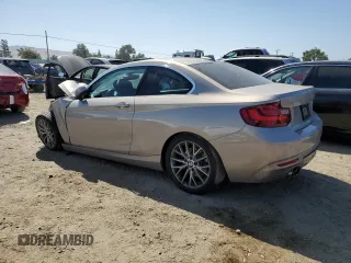 2016 BMW 2 Series 228i with VIN WBA1F9C53GV545568, listed as a Copart auction lot 60629805 with 67,530 mi miles and Salvage title. Bid and sale history available at DreamBid. Image 2.
