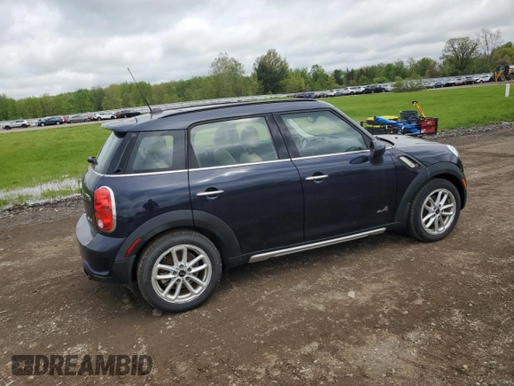2015 MINI Countryman S with VIN WMWZC5C56FWP47995, listed as a Copart auction lot 55924945 with 46,825 mi miles and Salvage Title. Bid and sale history available at DreamBid. Image 3.