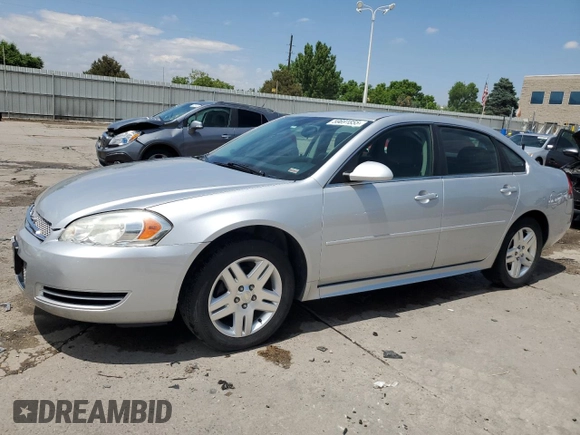 2014 Chevrolet Impala LT with VIN 2G1WB5E38E1124073, listed as a Copart auction lot 59691855 with 169,875 mi miles and Salvage title. Bid and sale history available at DreamBid. Image 1.