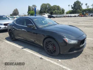 2017 Maserati Ghibli with VIN ZAM57XSA9H1238334, listed as a Copart auction lot 53439293 with 106,711 mi miles. Bid and sale history available at carsss.com. Image 4.