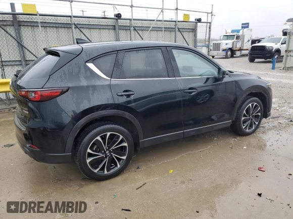 2022 Mazda CX-5 2.5 S Premium Plus Package with VIN JM3KFBEM9N1608624, listed as a Copart auction lot 50774605 with 25,323 mi miles and Salvage Title. Bid and sale history available at carsss.com. Image 3.