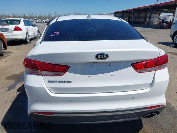 2017 Kia Optima LX with VIN 5XXGT4L31HG170655, listed as a IAAI auction lot 41850725 with 113,619 mi miles. Bid and sale history available at carsss.com. Image 16.