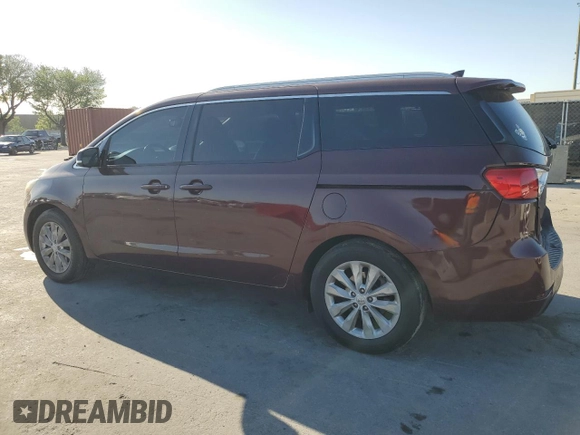 2015 Kia Sedona EX with VIN KNDMC5C16F6020916, listed as a Copart auction lot 49264995 with 133,164 mi miles and Salvage Title. Bid and sale history available at carsss.com. Image 2.