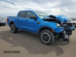 2021 Ford Ranger XL with VIN 1FTER4EH2MLD24086, listed as a Copart auction lot 65487684 with 32,069 mi miles and Salvage Title. Bid and sale history available at carsss.com. Image 4.