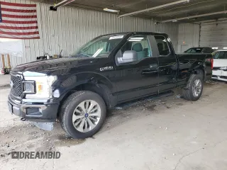 2018 Ford F-150 XL z VIN 1FTEX1EP1JKF69104, wystawiony jako Copart lot #59134045 z przebiegiem 86 218 mil mil oraz Czysty tytuł • Clean title. Historia ofert i sprzedaży dostępna na DreamBid. Obrazek 1.